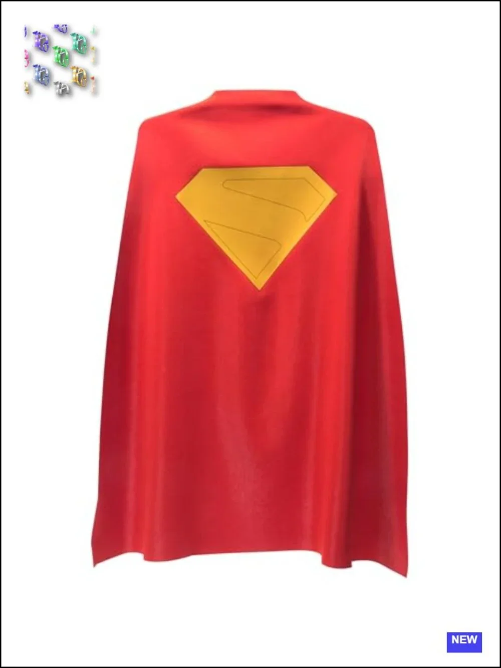 Superman Power Cape Set for Kids Halloween Costume with Chest Plate and